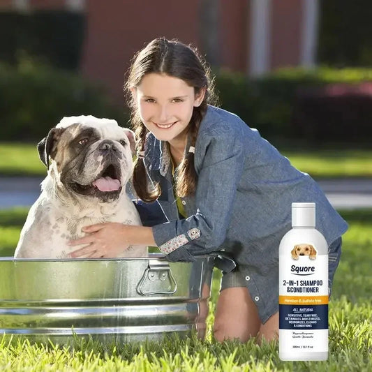 2-in-1 Puppy Shampoo & Conditioner – PH-Balanced Moisturizing Dog Shampoo