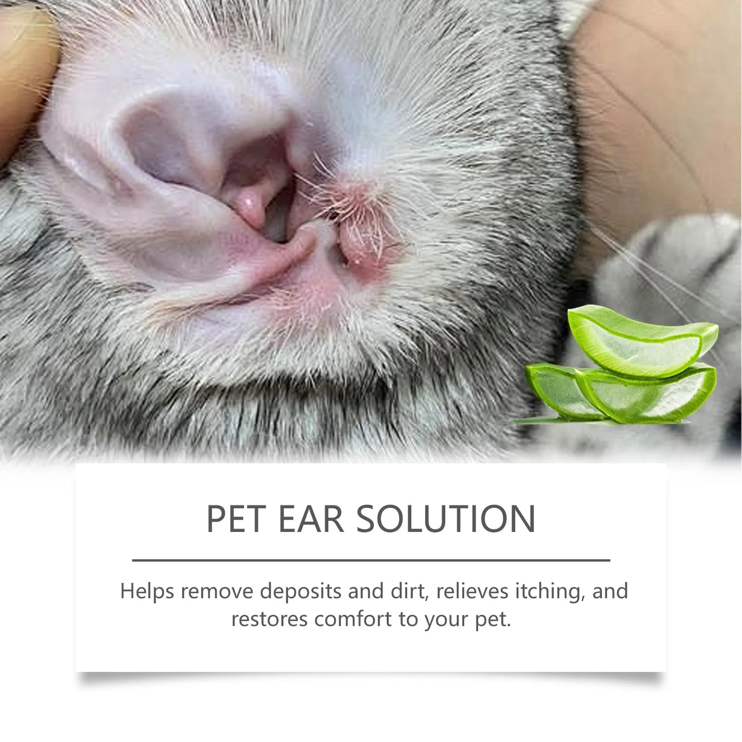 Yegbong Pet Ear Cleaner Drops – 30ml for Dogs & Cats