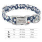 Adjustable Nylon Pet Collar – Personalized Engraved ID for Dogs & Cats