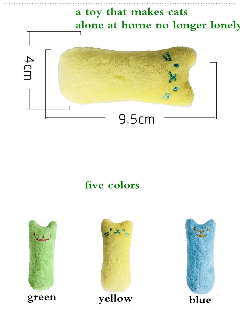 Catnip Plush Toy – Interactive Chew & Bite Toy for Cats