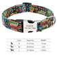 Adjustable Nylon Pet Collar – Personalized Engraved ID for Dogs & Cats