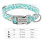 Adjustable Nylon Pet Collar – Personalized Engraved ID for Dogs & Cats