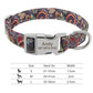 Adjustable Nylon Pet Collar – Personalized Engraved ID for Dogs & Cats
