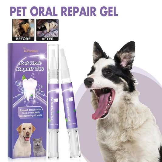 Pet Teeth Cleaning Pen – Natural Dental Gel for Dogs