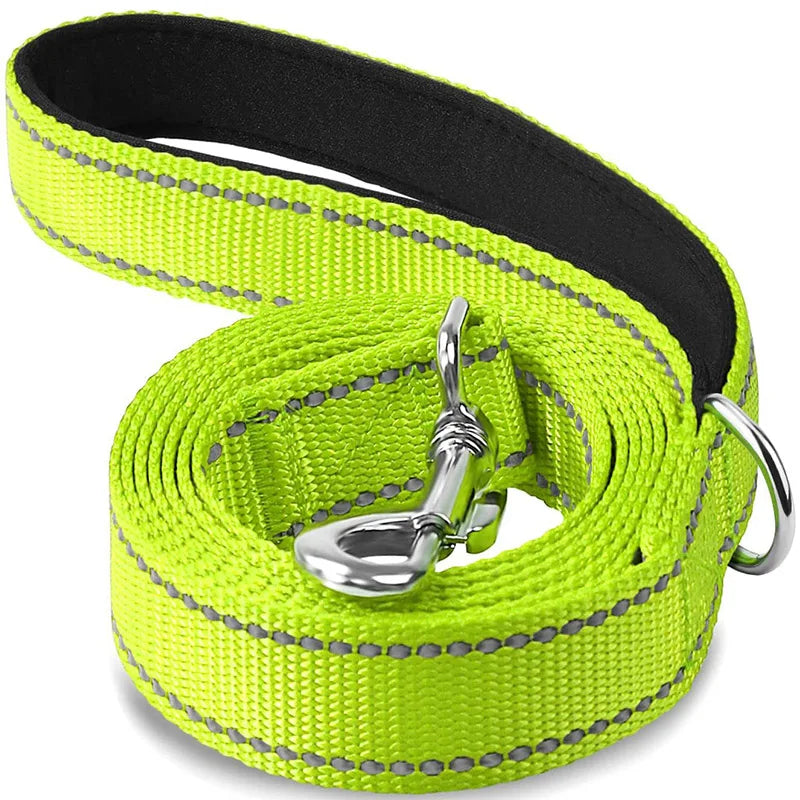 Reflective Dog & Cat Harness Leash – 1.2/1.5/1.8m Walking & Training Rope
