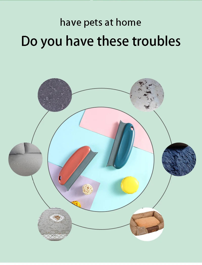 Pet Hair Remover Brush – Efficient Fur Detailer for Dogs & Cats