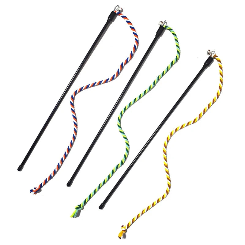 Cat Teaser Wand – Interactive Chase & Chew Toy for Cats