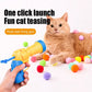 Interactive Cat Toy Launcher – Plush Ball Shooting Game