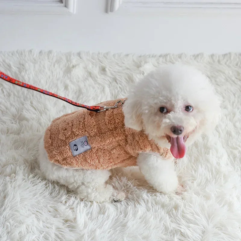 Soft Fleece Dog Sweater – Winter Pullover for Small Dogs