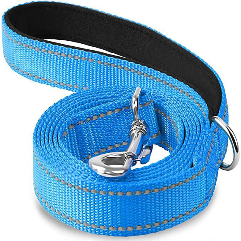 Reflective Dog & Cat Harness Leash – 1.2/1.5/1.8m Walking & Training Rope