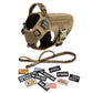 Military Tactical Dog Harness Set – Large Dog Vest with Leash & Accessories