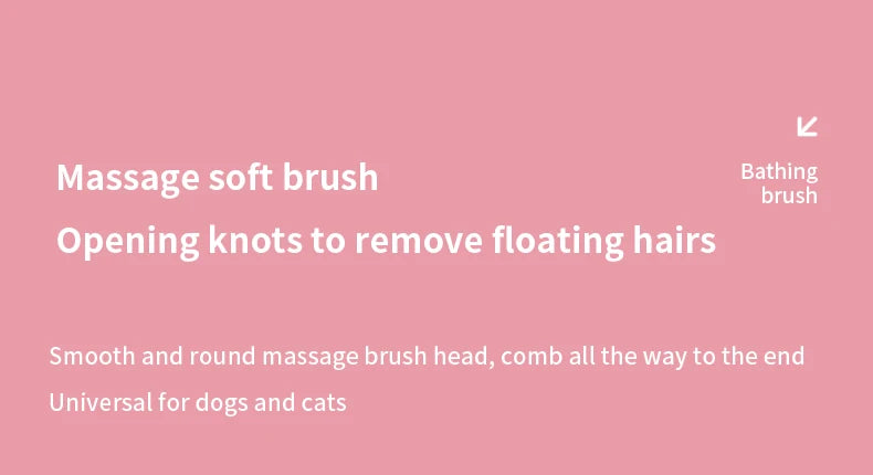 Colored Pet Grooming Comb – Floating Hair & Tangled Hair Remover