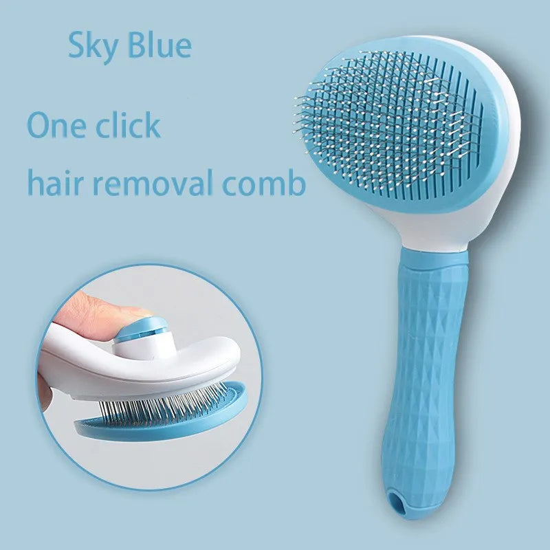 Pet Hair Brush & Comb – Grooming Tool for Cats & Dogs