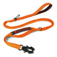 Reflective Shock-Absorbing Bungee Dog Leash – Heavy Duty with Car Seatbelt