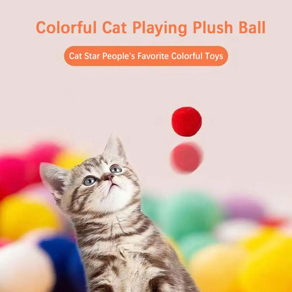 Interactive Cat Toy Launcher – Plush Ball Shooting Game