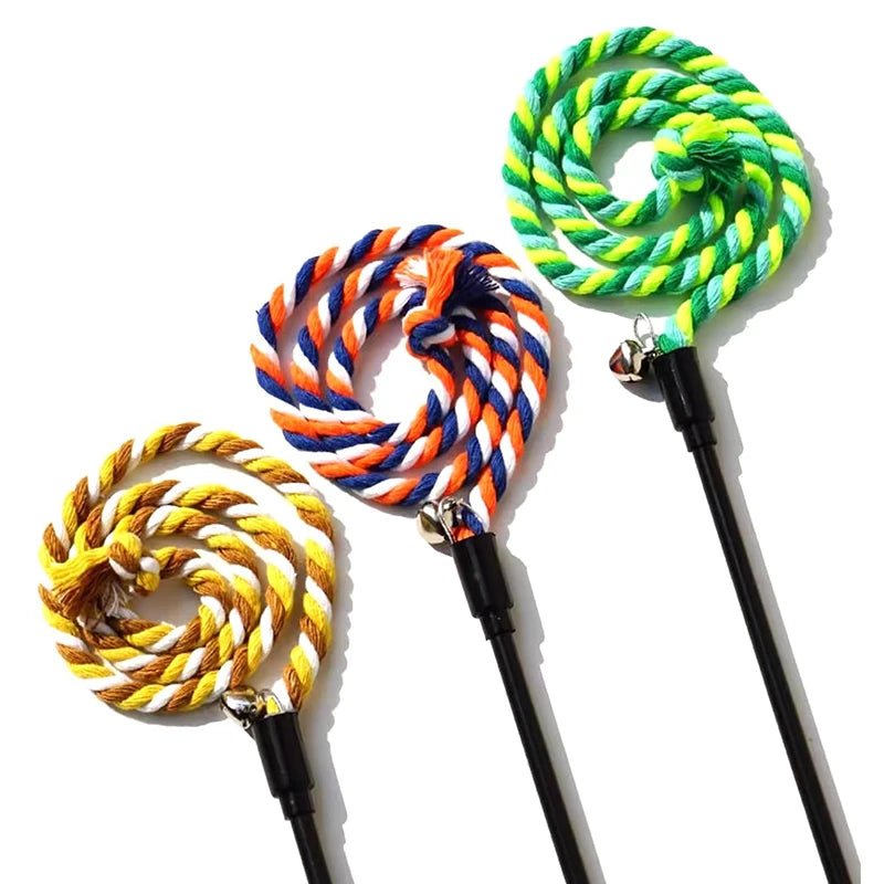 Cat Teaser Wand – Interactive Chase & Chew Toy for Cats