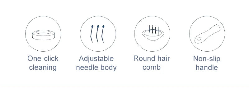 Pet Hair Remover Brush – Grooming Comb for Dogs & Cats with Long Hair