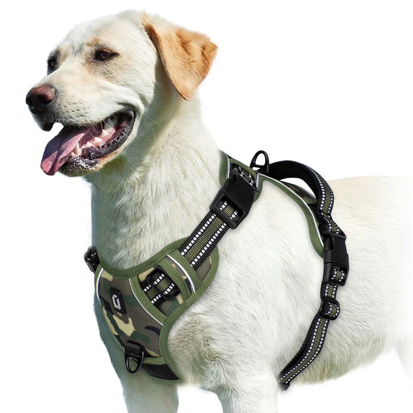 No-Pull Dog Harness – Adjustable Padded Vest with Handle