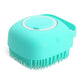 Pet Shampoo Brush – Silicone Rubber Grooming Comb for Cats & Dogs