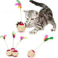 Scratching Ball with Feather – Interactive Cat Toy