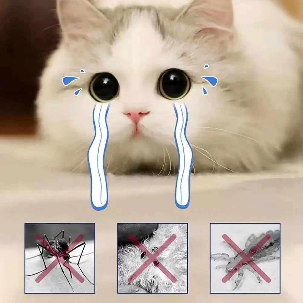 Flea & Tick Collar for Cats and Small Dogs – 8-Month Protection