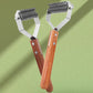 Pet Anti-Knotting Comb – Massage Hair Removal with Wooden Handle