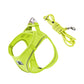Adjustable Reflective Dog & Cat Harness Leash Set – Small & Medium Pets