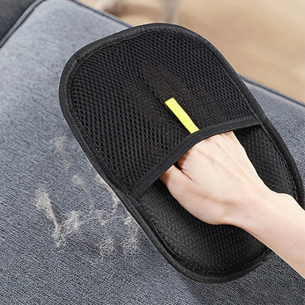 Pet Grooming Deshedding Gloves – Hair Remover for Dogs, Cats & Rabbits