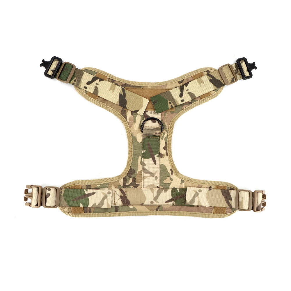 Military Tactical Dog Harness Set – Large Dog Vest with Leash & Accessories