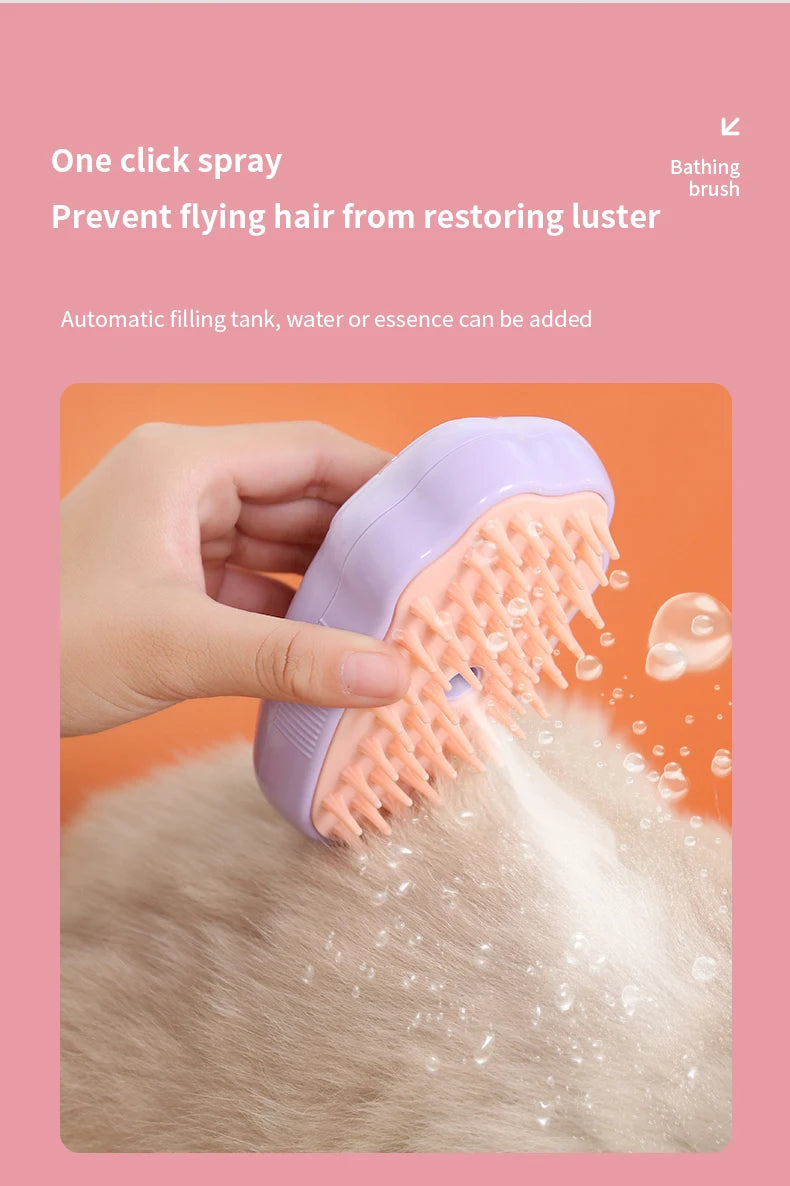 Colored Pet Grooming Comb – Floating Hair & Tangled Hair Remover