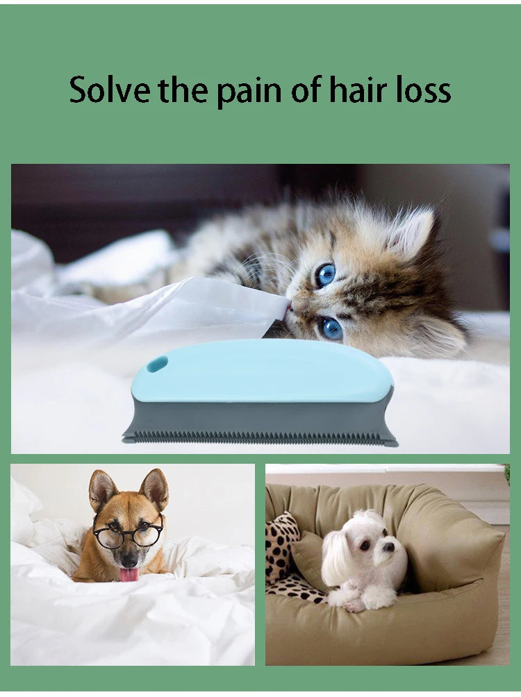 Pet Hair Remover Brush – Efficient Fur Detailer for Dogs & Cats