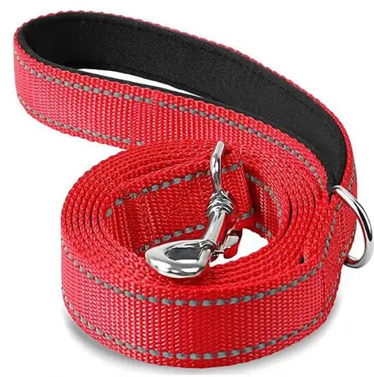 Reflective Dog & Cat Harness Leash – 1.2/1.5/1.8m Walking & Training Rope