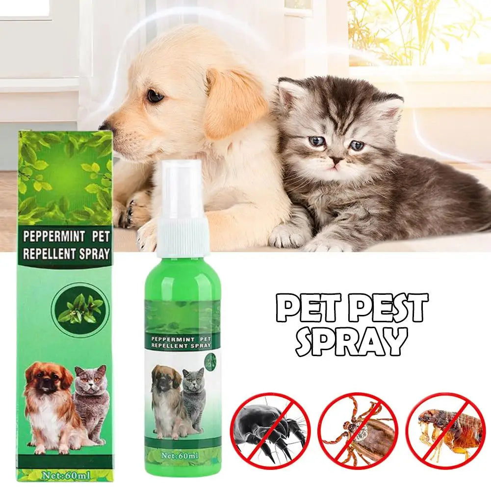 High-End Pet Flea Killer Drops – 60ml for Cats & Dogs