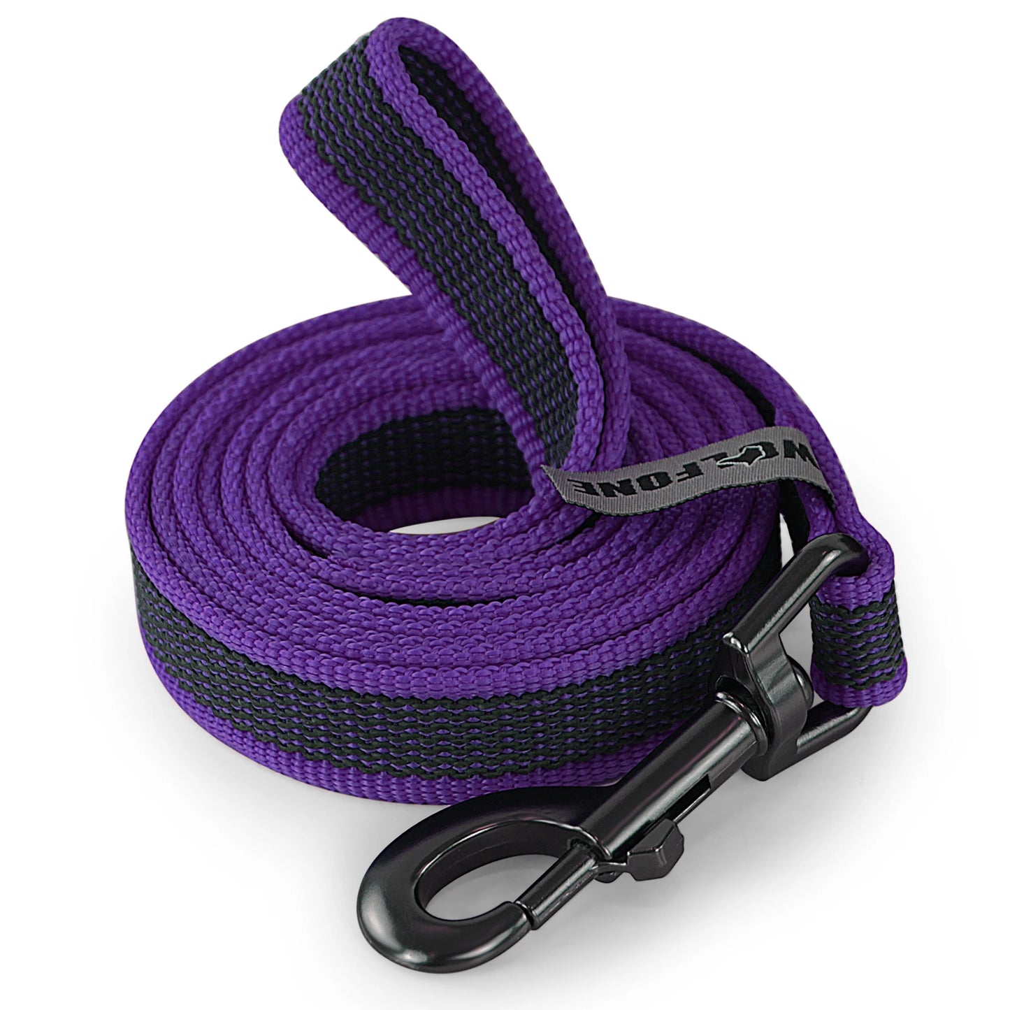 Medium & Long Dog Leash – Latex Silk Training Lead, Dual Color