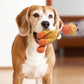 Corduroy Dog Molar Toy – Squeaky Plush Chew for Large Dogs