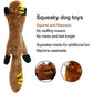 Stuffing-Free Plush Dog Toy – Durable Squeaky Chew Toy