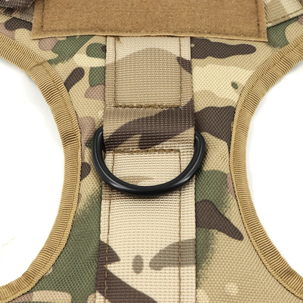 Military Tactical Dog Harness Set – Large Dog Vest with Leash & Accessories
