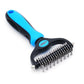 Pet Knot Remover Comb – Stainless Steel Dematting Brush for Dogs & Cats