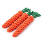 Carrot-Shaped Dog Chew Rope – Durable Cotton Bite Toy