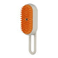 3-in-1 Electric Pet Steam Brush – USB Rechargeable Cat & Dog Grooming Comb
