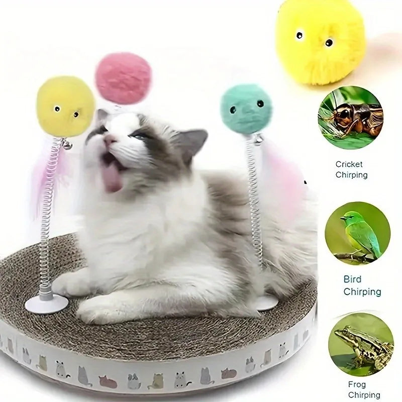 Interactive Plush Toy Balls – Electric Catnip Squeak Toys for Cats & Dogs