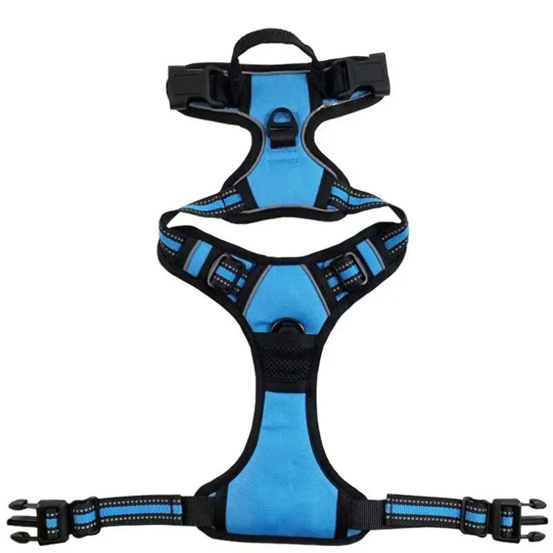 Reflective Adjustable Dog & Cat Harness – Breathable Chest Vest