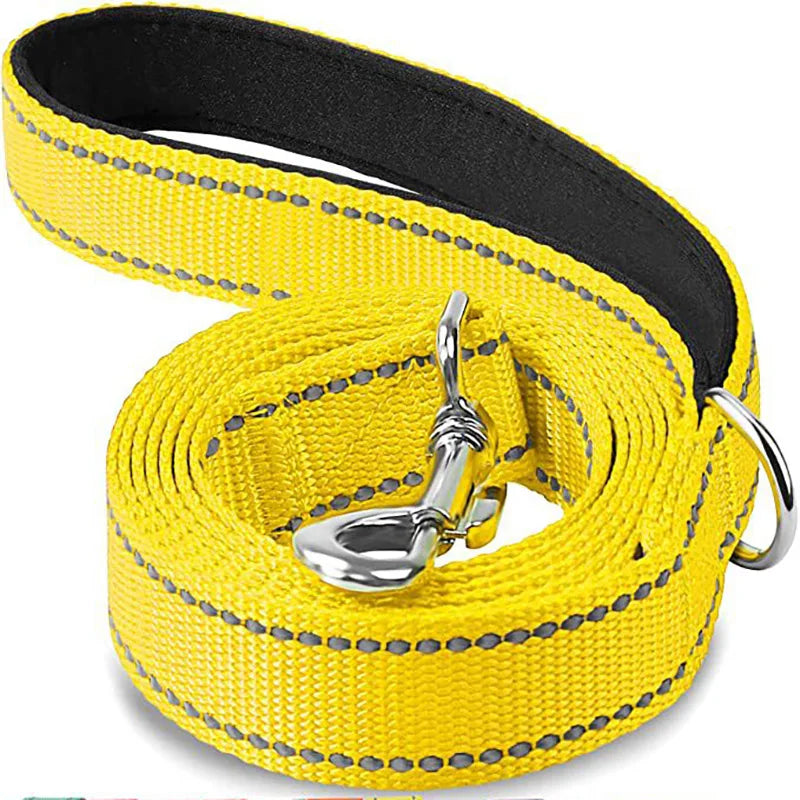 Reflective Dog & Cat Harness Leash – 1.2/1.5/1.8m Walking & Training Rope