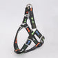 Colorful Bone Tripod Dog Harness – Indoor & Outdoor Use