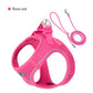 Adjustable Reflective Dog & Cat Harness Leash Set – Small & Medium Pets