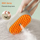3-in-1 Electric Pet Steam Brush – USB Rechargeable Cat & Dog Grooming Comb
