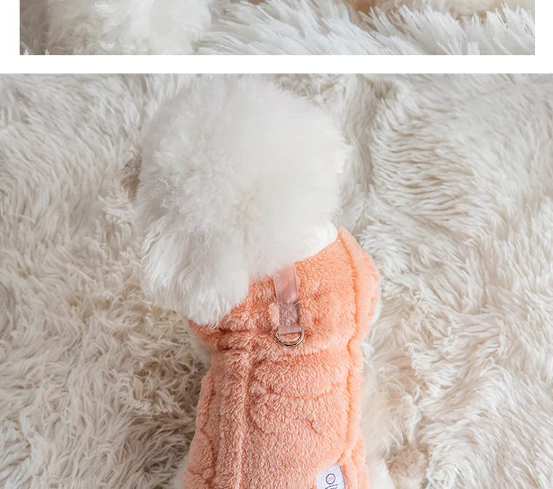Soft Fleece Dog Sweater – Winter Pullover for Small Dogs