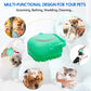 Pet Shampoo Brush – Silicone Rubber Grooming Comb for Cats & Dogs