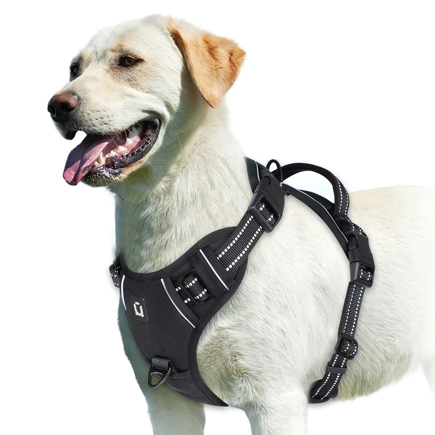 No-Pull Dog Harness – Adjustable Padded Vest with Handle