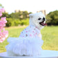 Floral Princess Dog Dress – Soft Outfit for Small & Medium Dogs